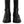 Dolce & Gabbana Black Leather Flats Logo Short Boots Shoes