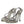 Dolce & Gabbana Silver Strass Ankle Strap Heels Sandals Shoes