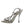 Dolce & Gabbana Silver Strass Ankle Strap Heels Sandals Shoes