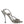 Dolce & Gabbana Silver Strass Ankle Strap Heels Sandals Shoes