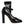 Dolce & Gabbana Black Leather Lace Socks Heels Pumps Shoes