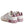 Dolce & Gabbana White Pink Leather Low Top Sneakers Shoes