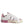 Dolce & Gabbana White Pink Leather Low Top Sneakers Shoes