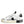 Dolce & Gabbana White Black Leather Low Top Sneakers Shoes