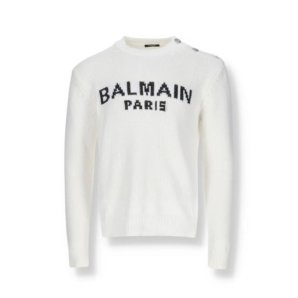 Balmain Cotton Logo Sweater