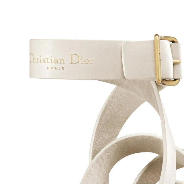 Dior Sun Leather Flat Sandals