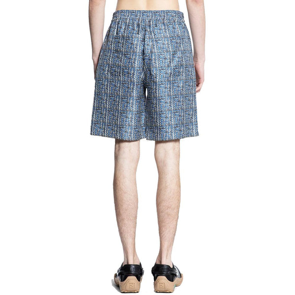 Fendi Printed Silk Shorts