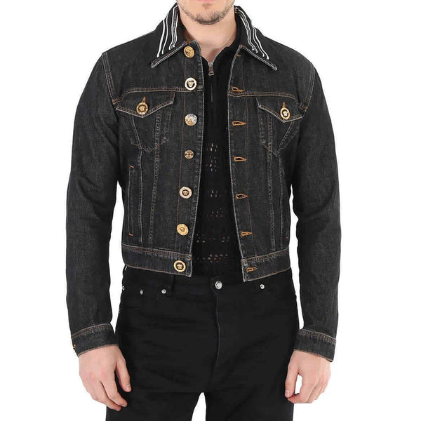 Versace Medusa Motif Denim Jacket