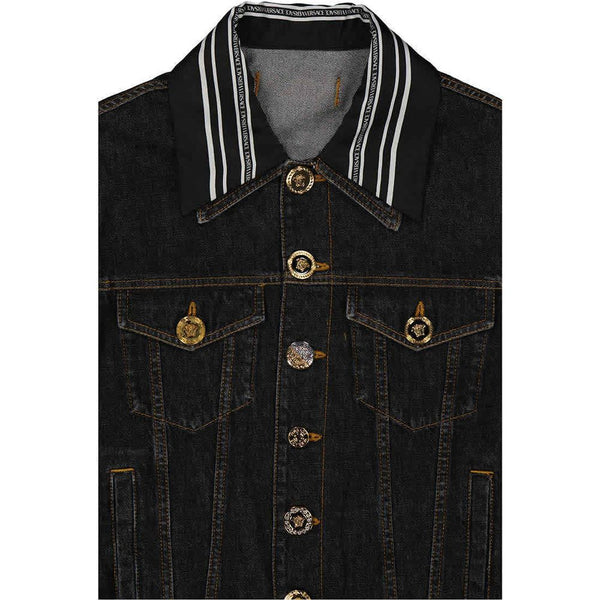 Versace Medusa Motif Denim Jacket