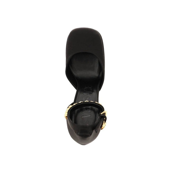Versace Silk Satin Platform Pumps