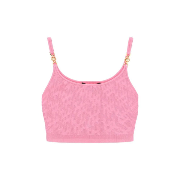 Versace La Greca Cropped Top