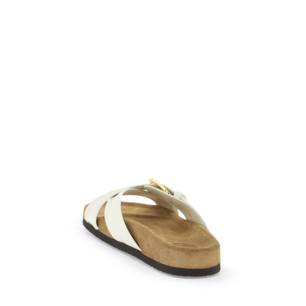 Valentino Garavani Leather Flat Sandals
