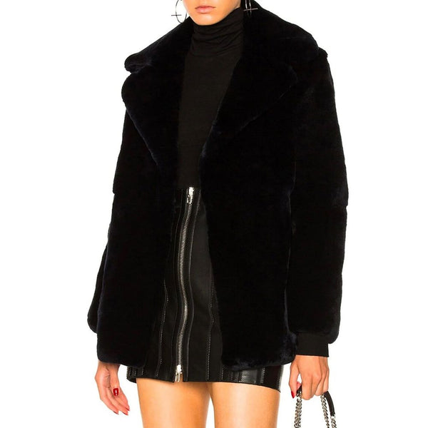 Alberta Ferretti Friday Rabbit Fur Jacket