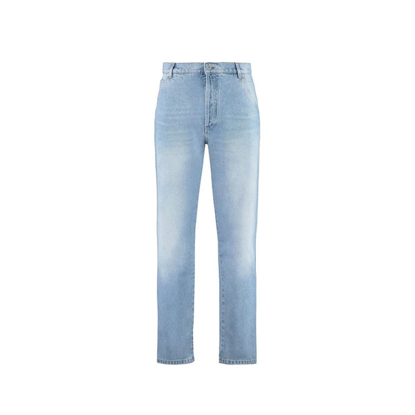 Balmain Cropped Straight Jeans