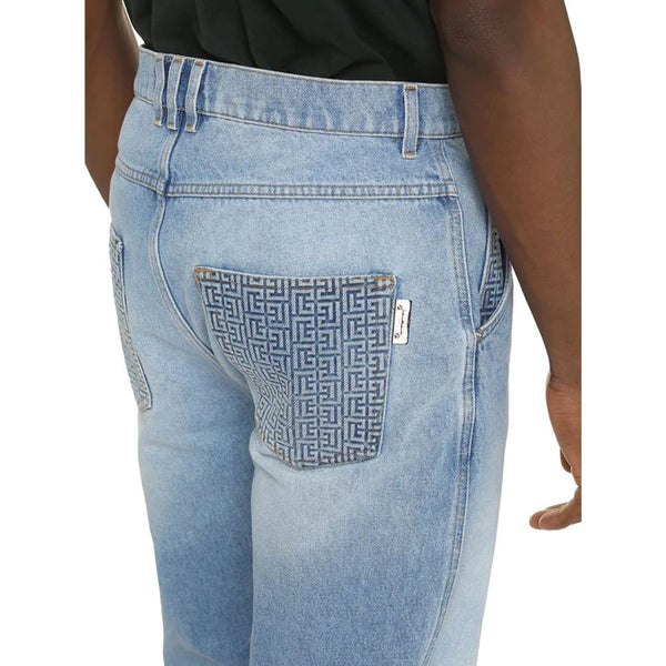 Balmain Cropped Straight Jeans