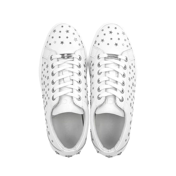 Jimmy Choo Cash Star Leather Sneakers