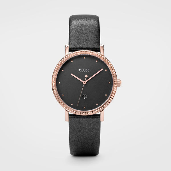 Cluse Gray Leather Watch