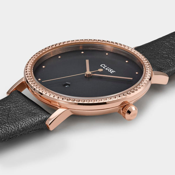 Cluse Gray Leather Watch