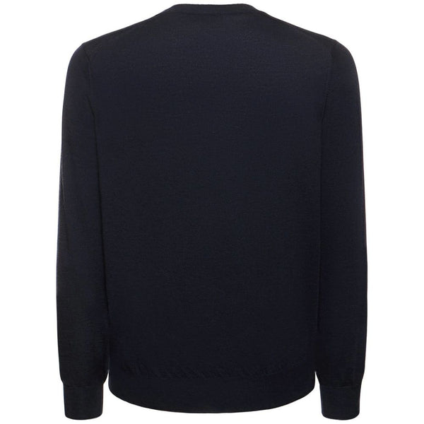 Brunello Cucinelli Blue Cashmere Men Sweater