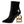 Dolce & Gabbana Black Jackie Leather Mid Calf Boots Shoes