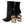 Dolce & Gabbana Black Jackie Leather Mid Calf Boots Shoes