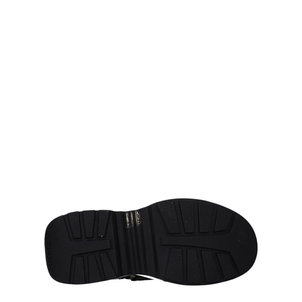 Kenzo Black Leather Ankle Boots