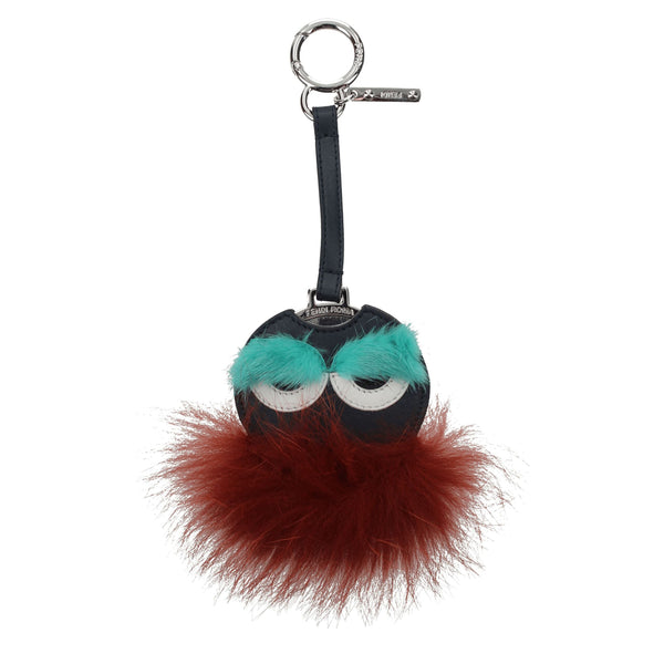 Fendi Multicolor Fur Keychains