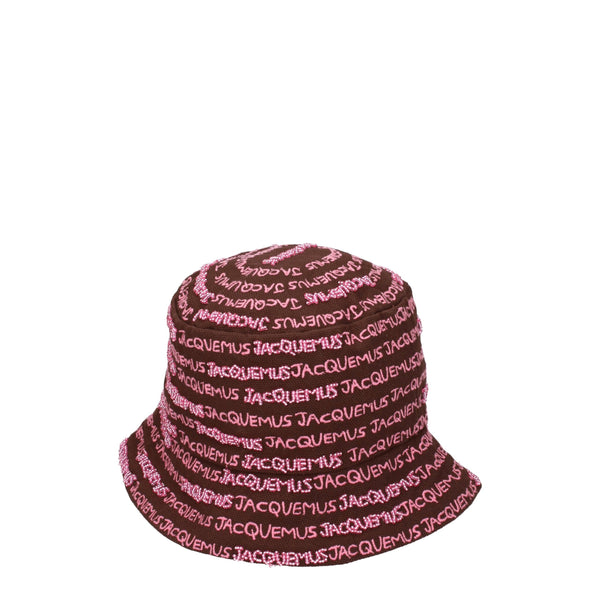 Jacquemus Brown Cotton Bucket Hats