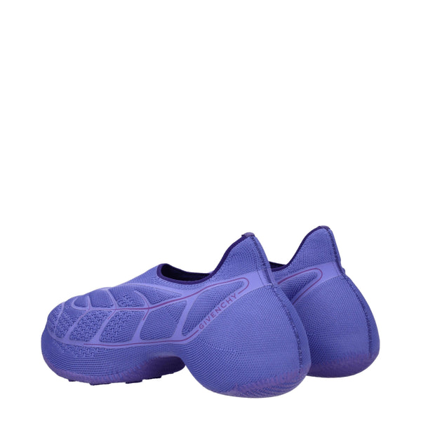 Givenchy Purple Fabric Slip-On Loafers