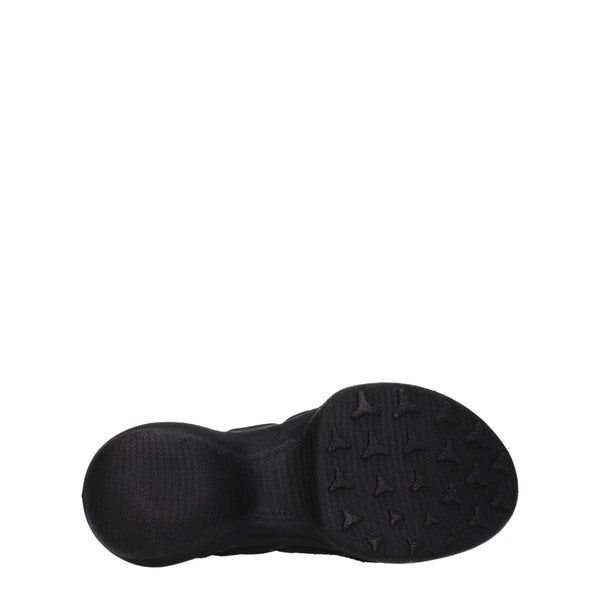 Givenchy Black Fabric Slip-On Loafers