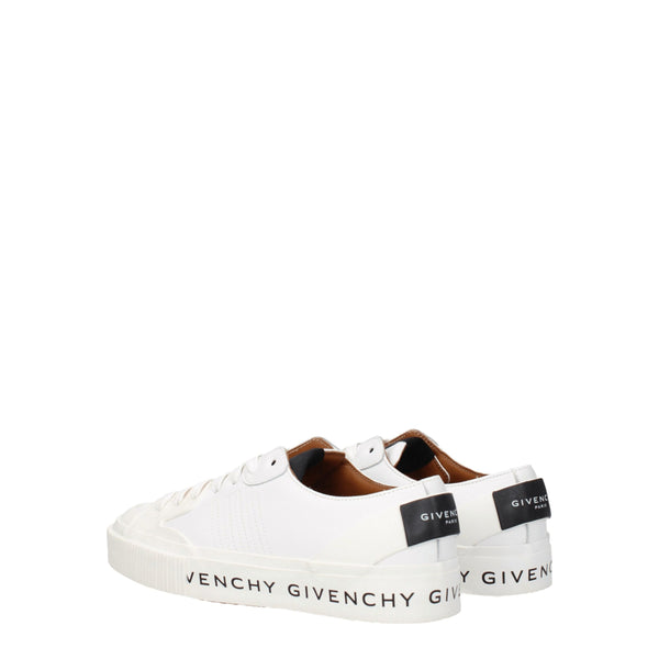Givenchy White Leather Low Tops
