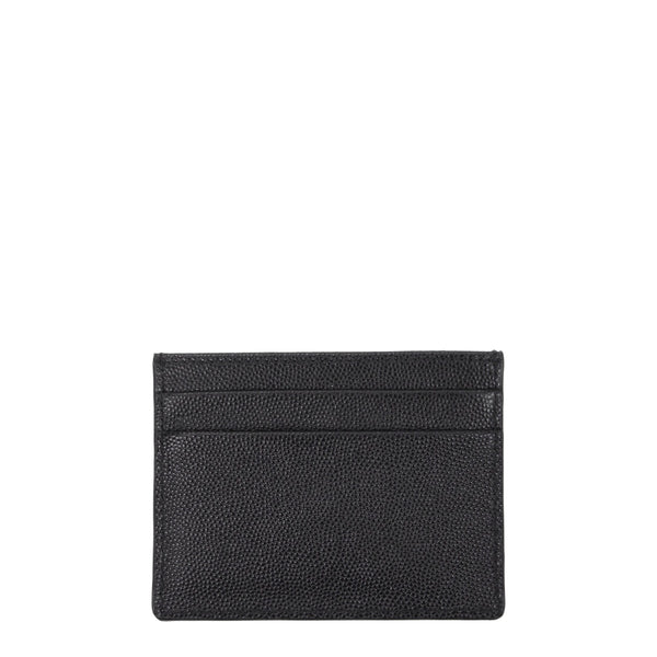 Palm Angels Black Leather Cardholders
