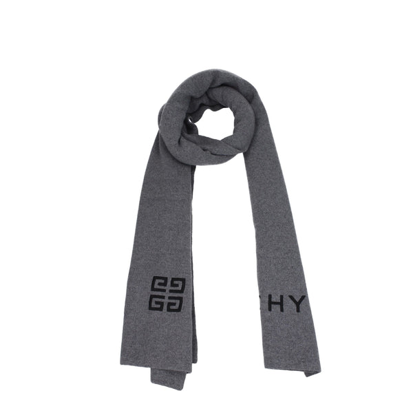 Givenchy Gray Wool Scarves