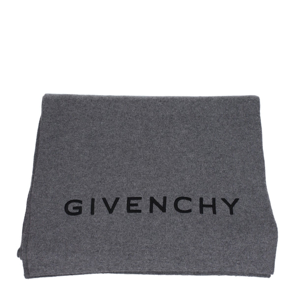Givenchy Gray Wool Scarves