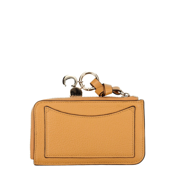 Chloé Orange Leather Wallets