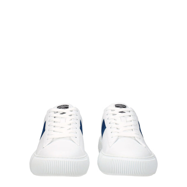 Versace White Leather Low Tops