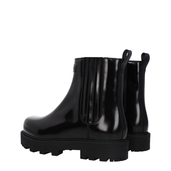 Givenchy Black Leather Ankle Boots
