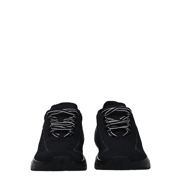Givenchy Black Fabric Athletic Sneakers