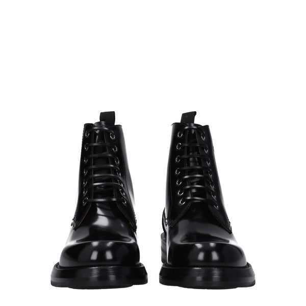Christian Dior Black Leather Ankle Boots