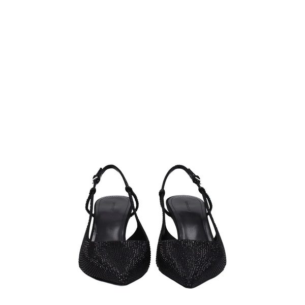 Givenchy Black Fabric High Heel Pumps