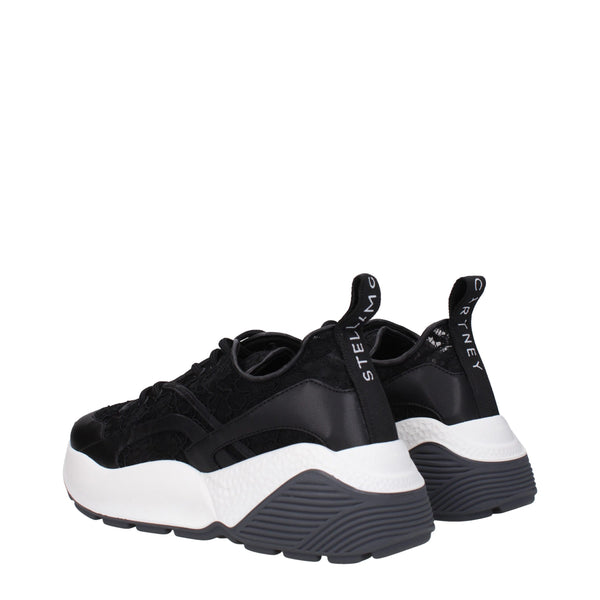 Stella McCartney Black Fabric Chunky Sneakers