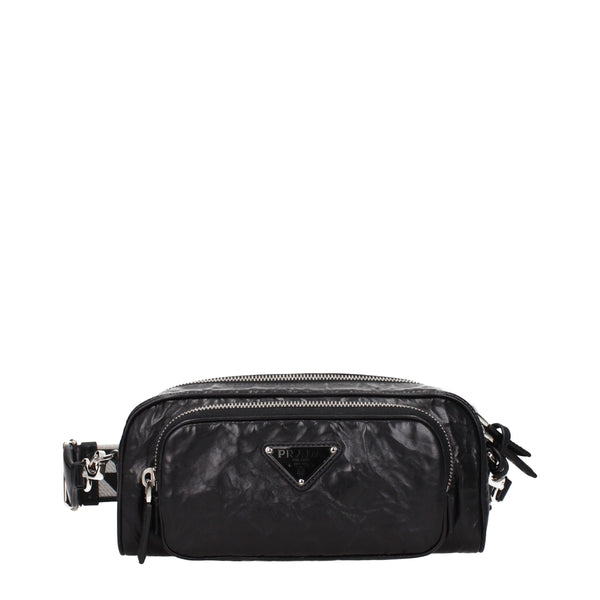 Prada Black Leather Crossbody Bags