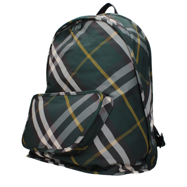 Burberry Green Fabric Backpacks