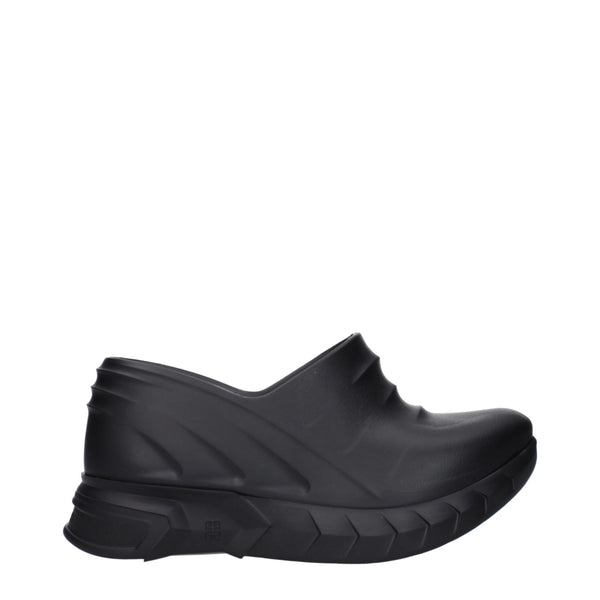 Givenchy Black Cotton Slippers Sandals