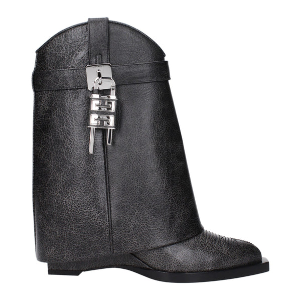 Givenchy Black Leather Ankle Boots