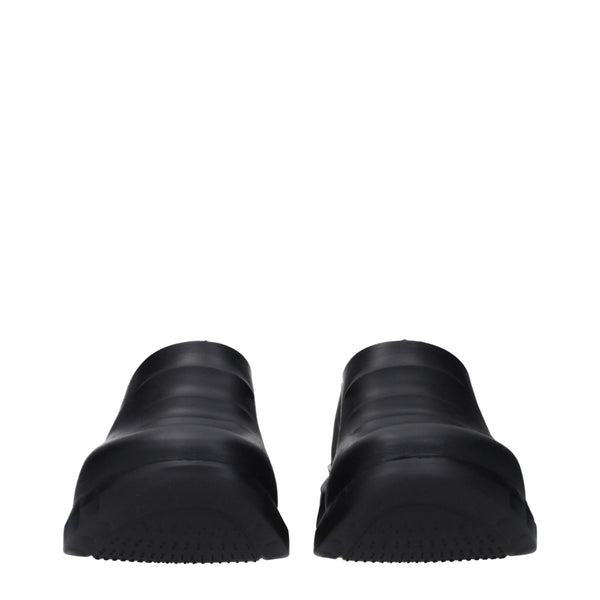 Givenchy Black Cotton Slippers Sandals