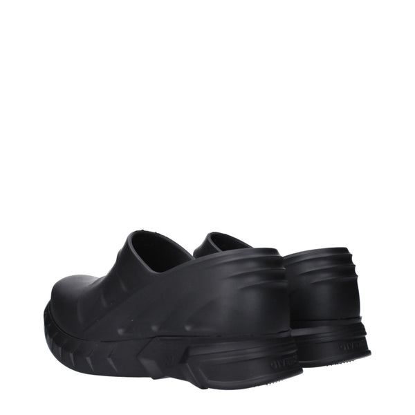 Givenchy Black Cotton Slippers Sandals