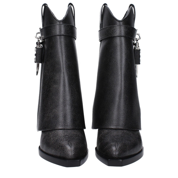 Givenchy Black Leather Ankle Boots
