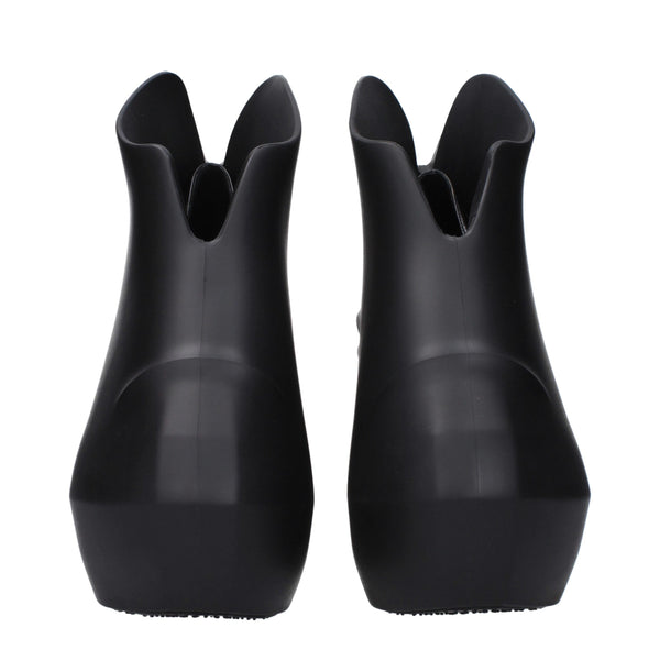 Givenchy Black Cotton Wedges Sandals