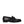Versace Black Leather Slip-On Loafers